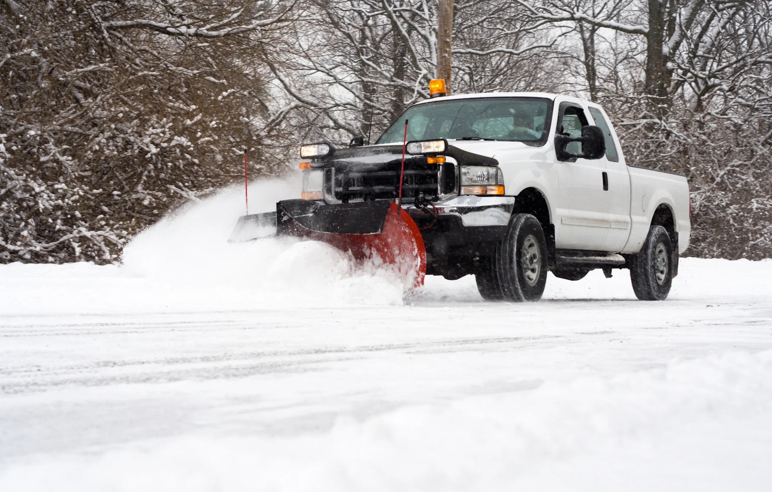 Commercial winter services and snow plowing